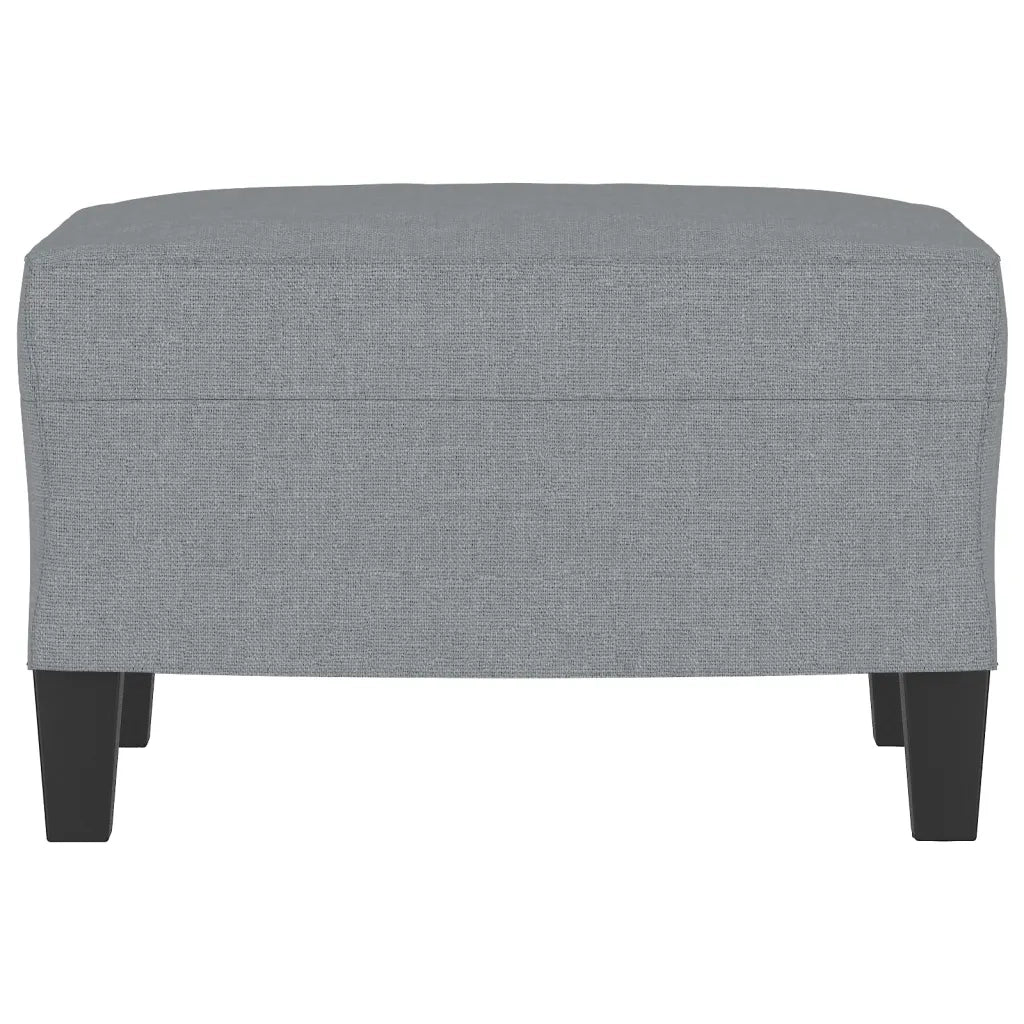 Poggiapiedi Grigio Chiaro 60x50x41 cm in Tessuto 349327