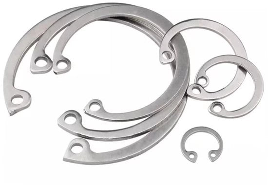 Assortimento di Circlips (10 pezzi) in Acciaio Inossidabile per Borgring Esterno