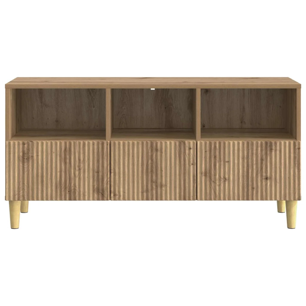 Mobile TV con cassetto Rovere Artigianale 102 x 34,5 x 50 cm