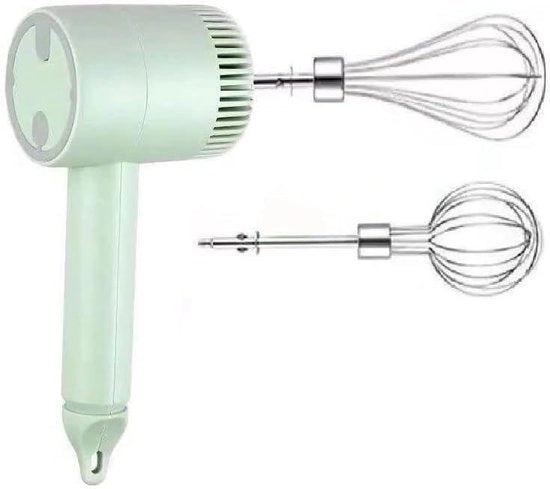 Manicure elettrica per bastoni, mescolare e battere uova - Ricarica USB con 3 velocità - Verde