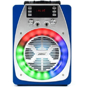 Trade Shop - Speaker Portatile Karaoke Altoparlante Bluetooth Wireless Microfono Led Q-yx606 -
