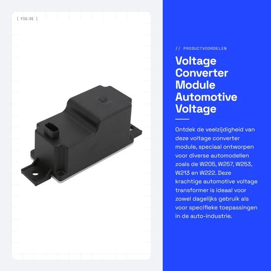 Convertitore di Tensione Modulo - Transformatore di Tensione Automobilistico - Formato compatto - Adatto per W205 W257 W253 W213 W222 - Alta qualità