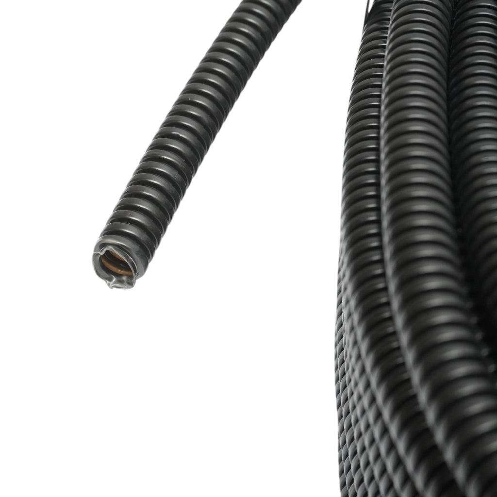 Tubo flessibile copex 16mm Gewiss DX15116R senza cordone, PVC ignifugo, 750N nero 100m/rotolo