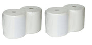 MAURY'S SET 2 COPPIE DI BOBINE MULTIUSO LISCE IN 100% CELLULOSA 800 STRAPPI