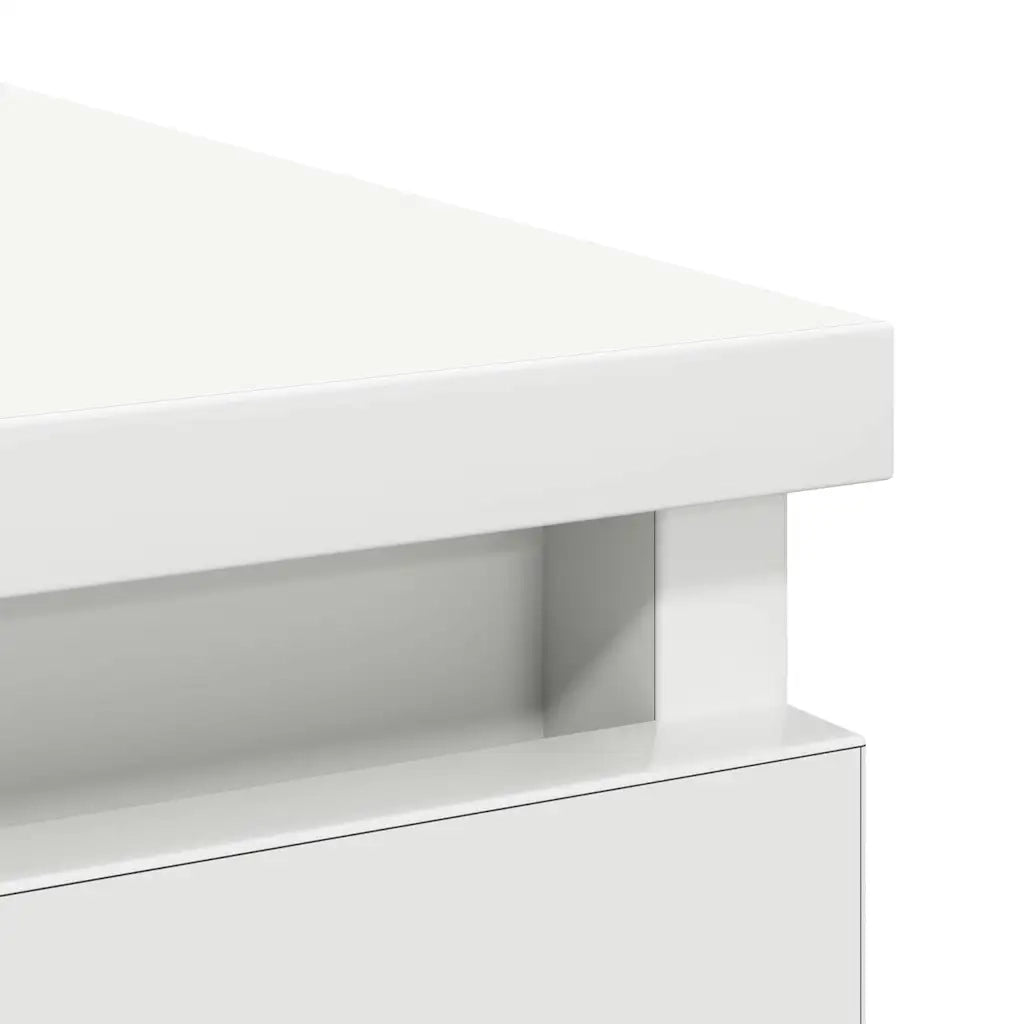 Credenza con Cassetti Bianco 71x35x84 cm in Legno Multistrato 861580