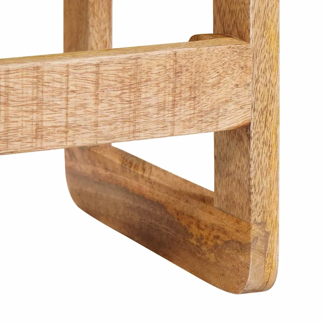 Tavoli da annidamento 2 pz | Tavolo laterale Marrone Legno di mango massello