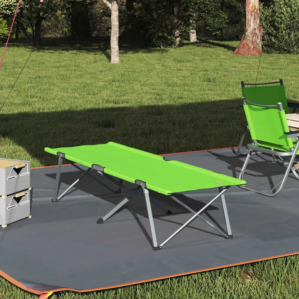 Letto da campeggio pieghevole Verde 194 x 62,5 x 42,5 cm CFW2634616