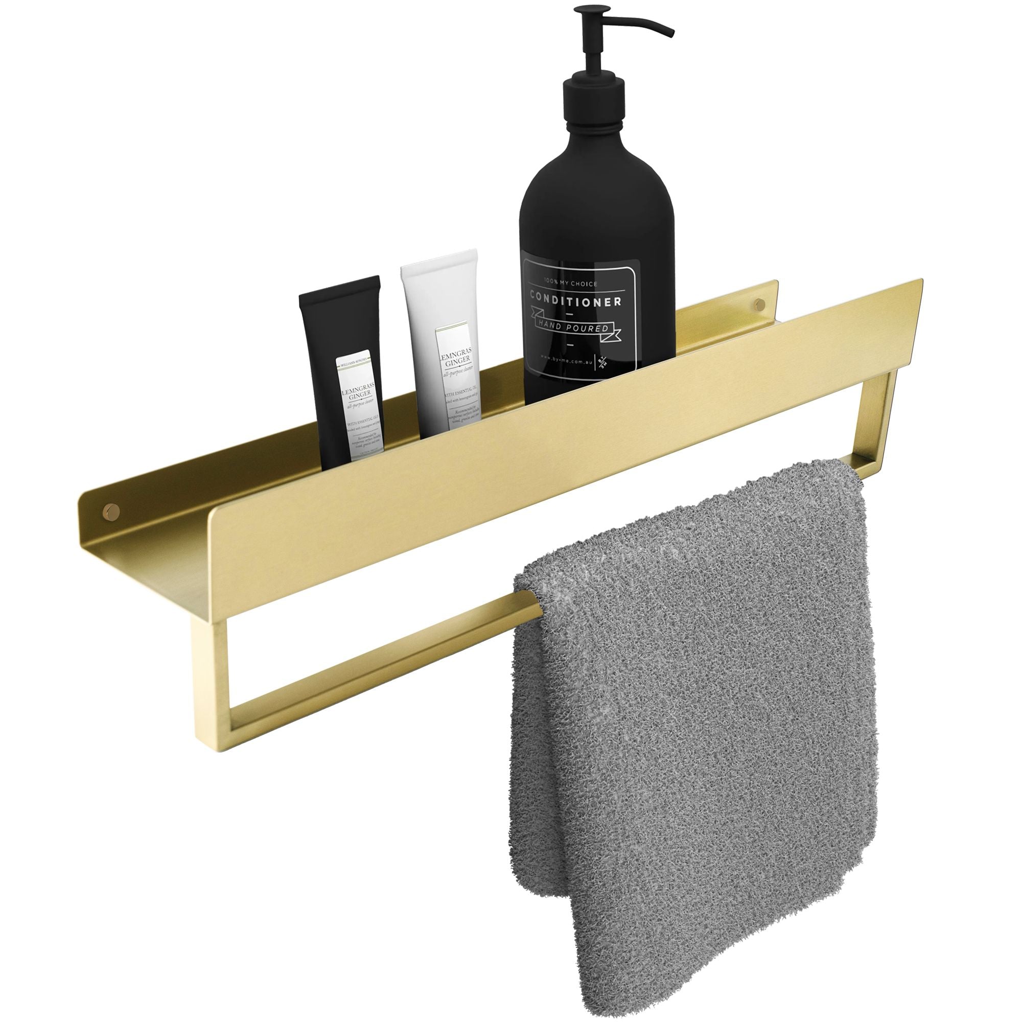 Mensola Da Bagno Sf01 45cm Gold Brush