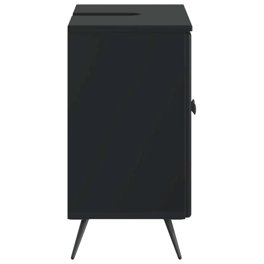 Armadio per Lavabo da Bagno BREDA Nero 59,5 x 31,5 x 59 cm 897446