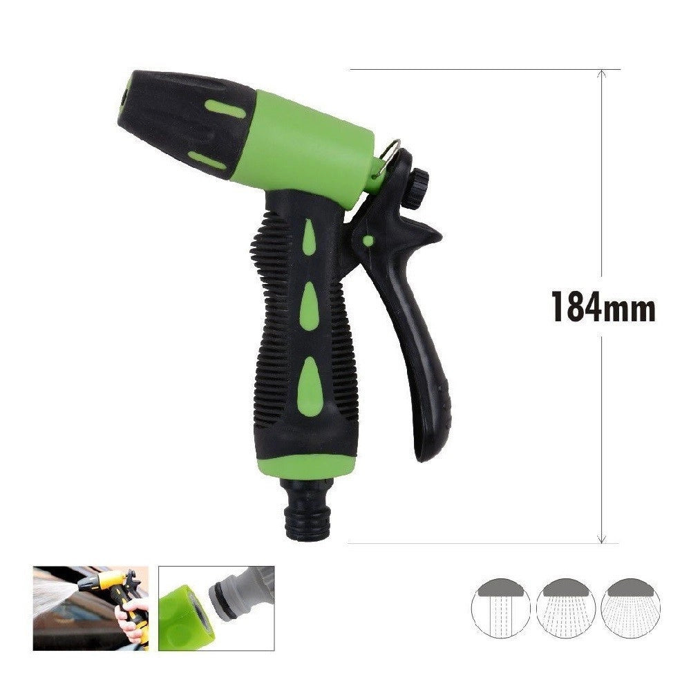 Trade Shop - Pistola Di Spruzzo Da Giardino Alta Pressione 3 Getti Regolabile 184 Mm 90011 -
