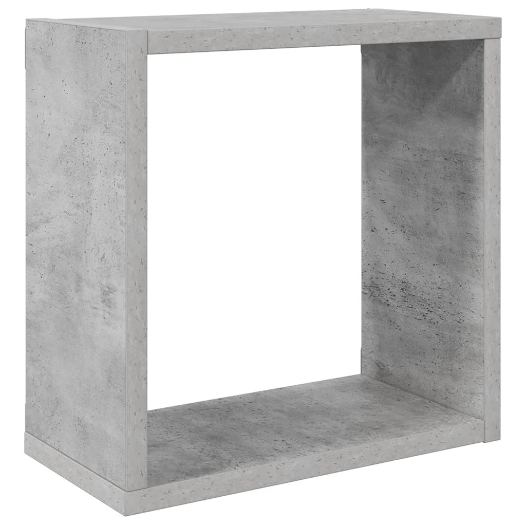 Mensole Parete a Cubo 6 pz Grigio Cemento 30x15x30cm cod mxl 60963