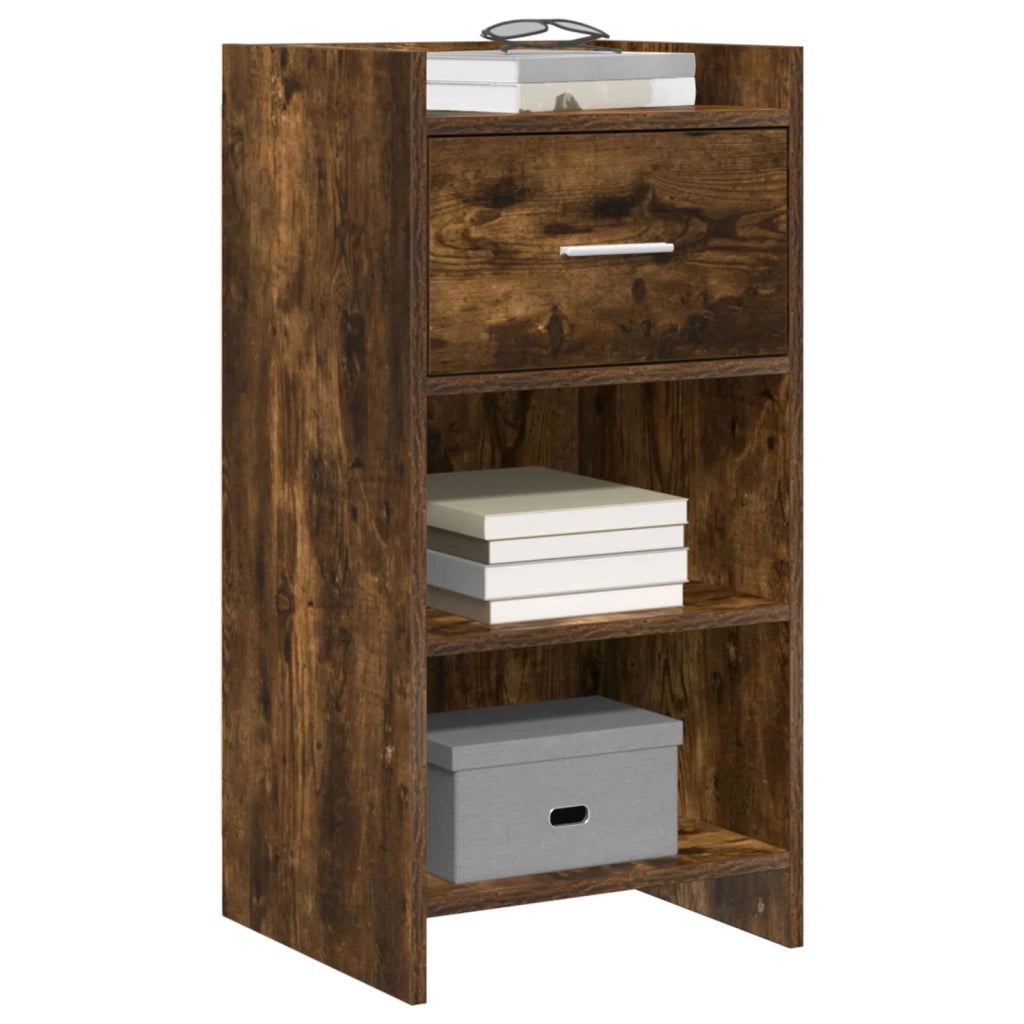 Credenza Rovere Fumo 40 x 36 x 80 cm Legno ingegnerizzato 8011079