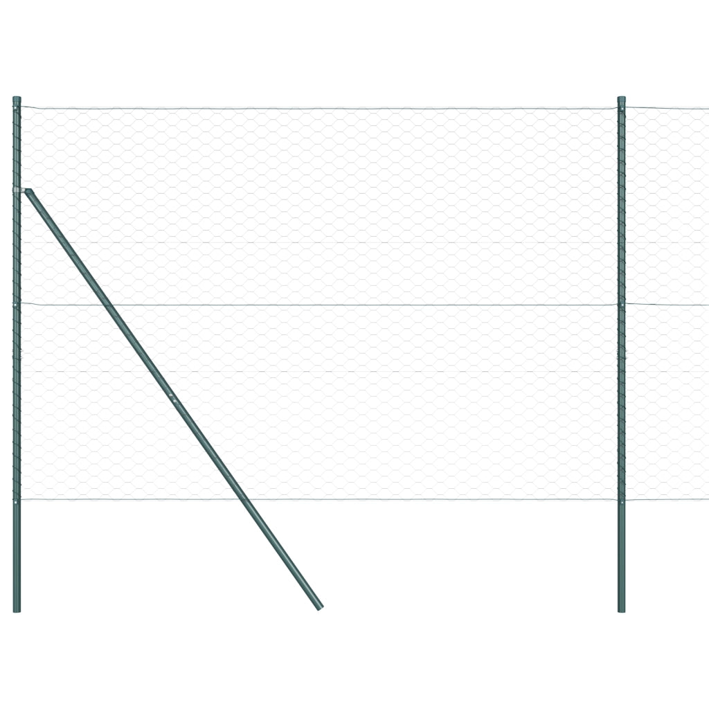 Recinzione Esagonale  Grigio 1,5x50 m Acciaio