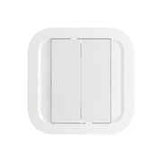 Interruttore a parete wireless a 2 pulsanti compatibile con EnOcean Bianco NODON