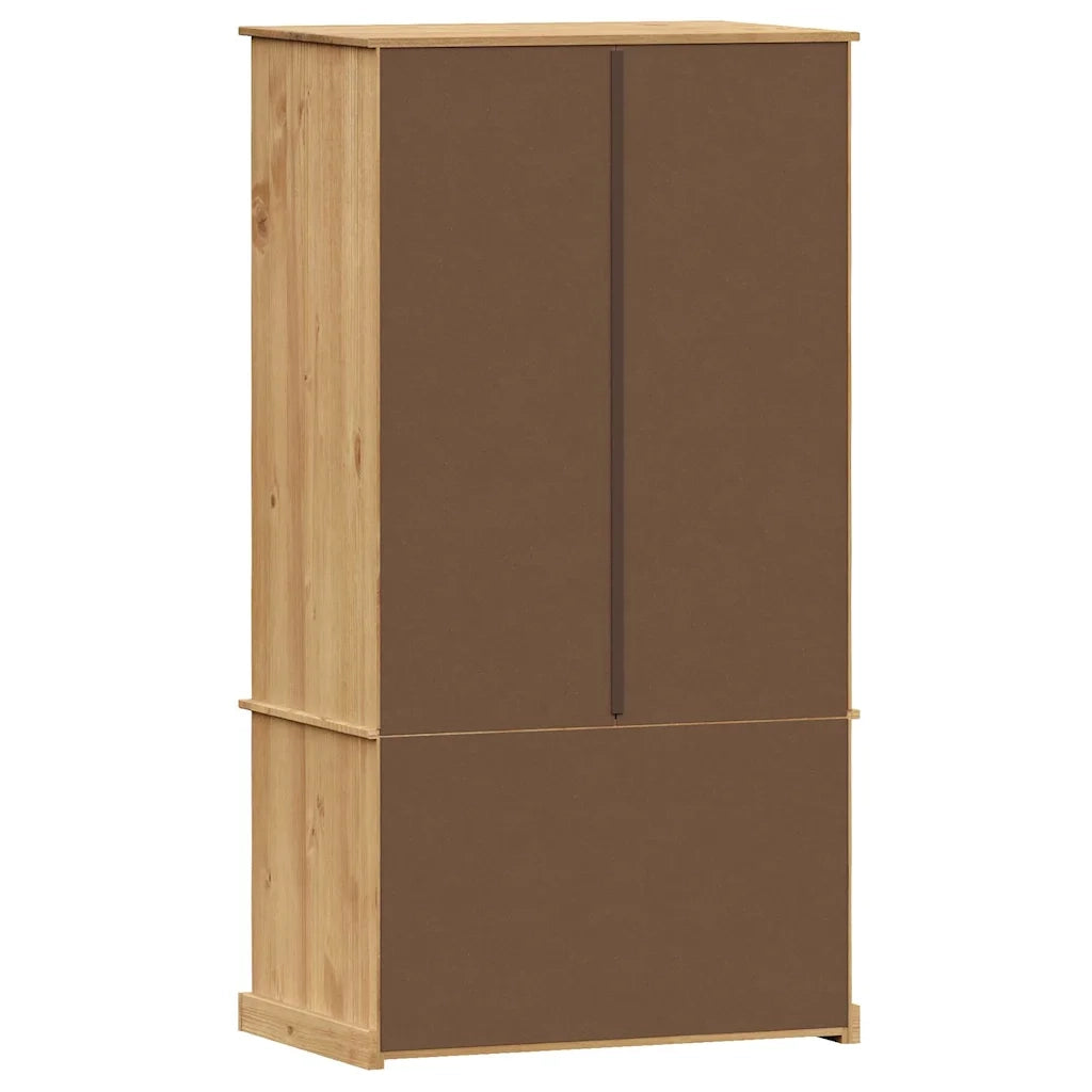Armadio VIGO 90x55x170 cm in Legno Massello di Pino