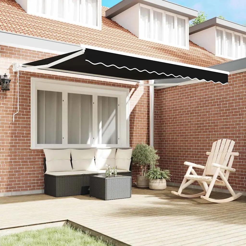Tenda da Sole Nero 300 x 250 x 165 cm Poliestere 3330042