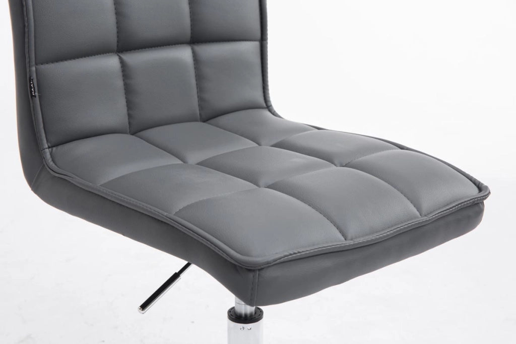 Sedia da pranzo Peking V2 in similpelle grigio