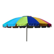 Ombrellone colorato cm 240 da spiaggia in alluminio poliestere - OZZIE