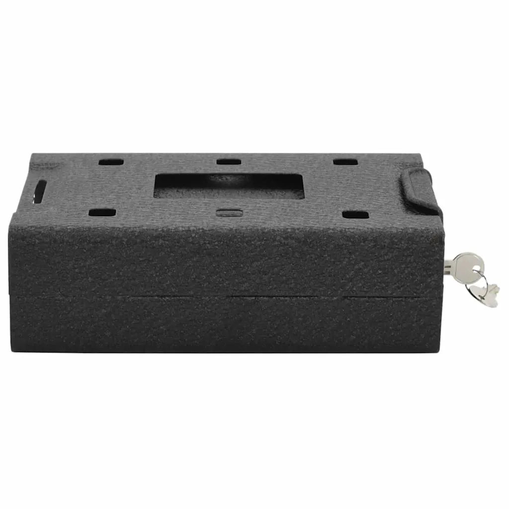 Cassaforte per Auto con blocco Nero 22 x 16 x 7 cm Acciaio CFW9225871