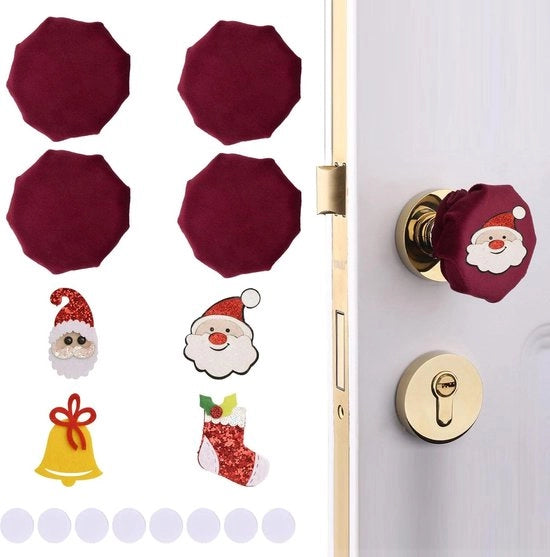 Decorazioni per maniglie porte - 4 pezzi decorazioni per maniglie porte con guanti morbidi per maniglie