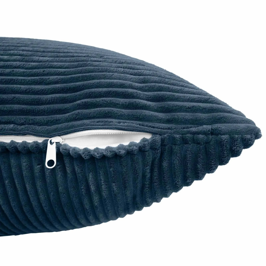 Federa 2 pcs ALMELO Blu navy 65 x 65 cm corduroy 915509