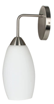 Candellux MODUS applique cromata vetro bianco E27 21-10547