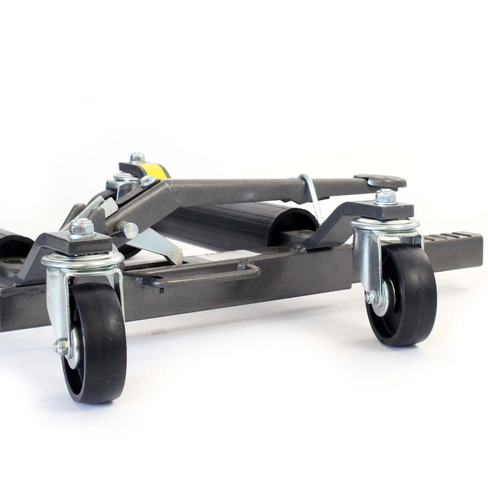 Martinetti per manovra auto con ruote Set da 2 Max 566 kg l’uno Per pneumatici larghi 30cm