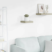 Scaffale a Parete Rovere 23x23,5x3,8 cm in MDF 323865