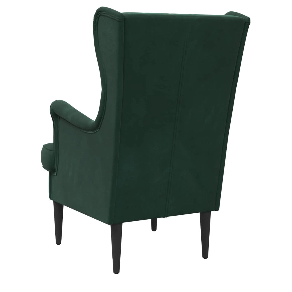 Poltrona | Sedia Relax Verde Scuro Velluto