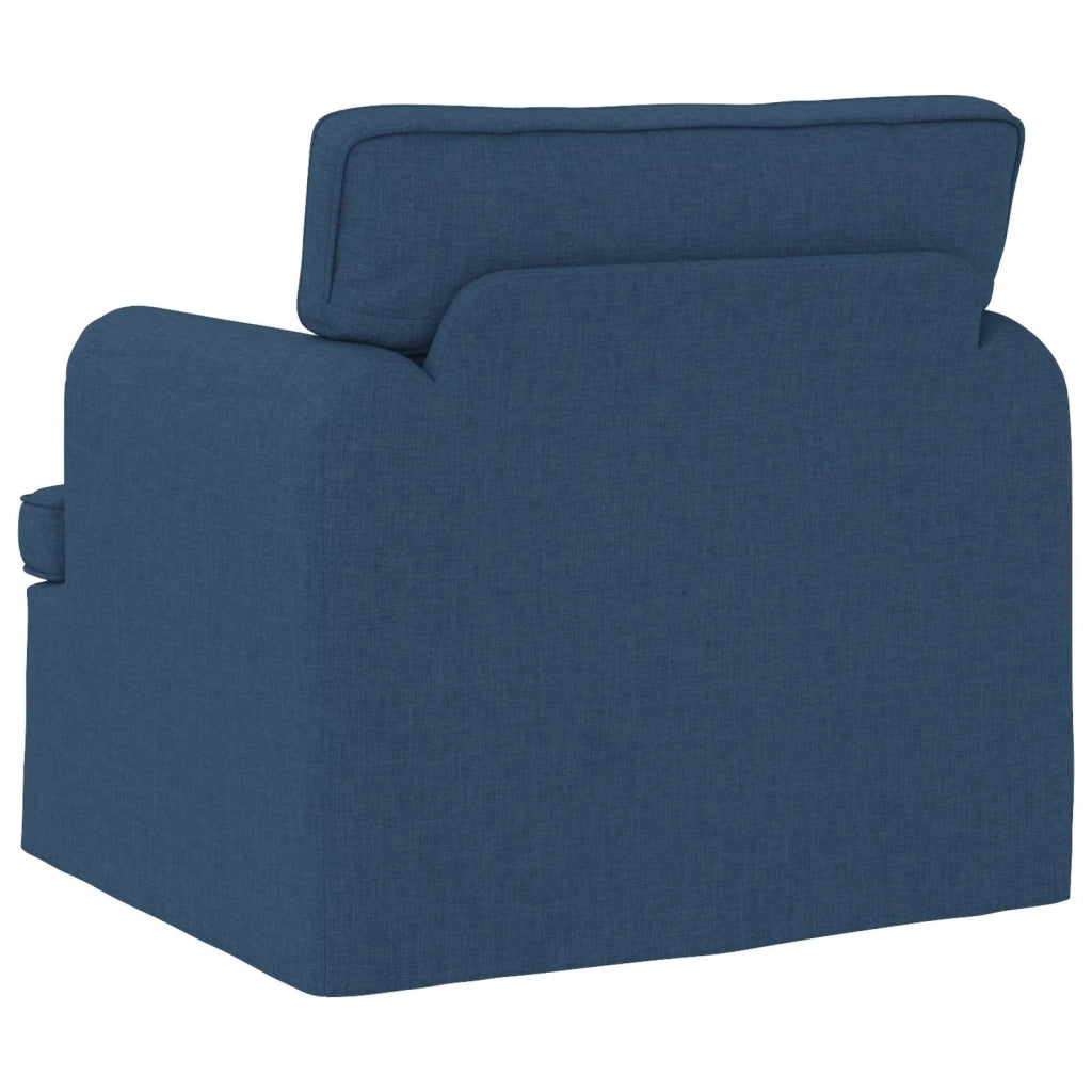Divano | Divano da soggiorno | Sofa Blu 84 x 80 x 85 cm Tessuto