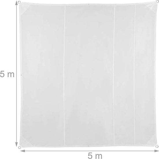 Ombrellone acqua e sole resistente, UV resistente / per terrazza, balcone / parasole 5 x 5 m