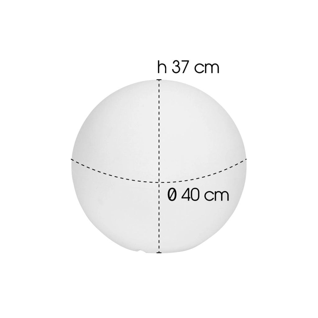 Sfera Luminosa da Giardino a LED Ø40 cm in Resina 5W Sphere Multicolore