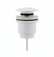 Piletta click-clack universale in ottone GIULY - Bianco Opaco