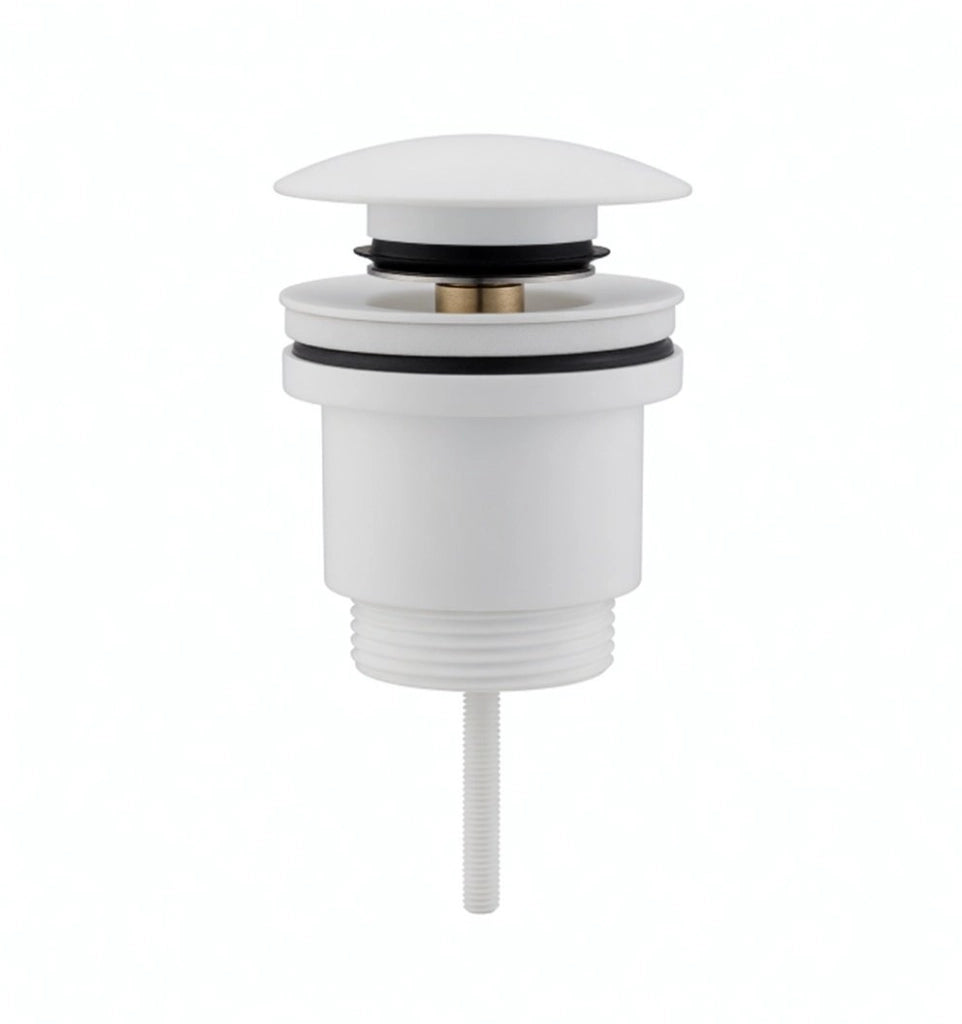 Piletta click-clack universale in ottone GIULY - Bianco Opaco