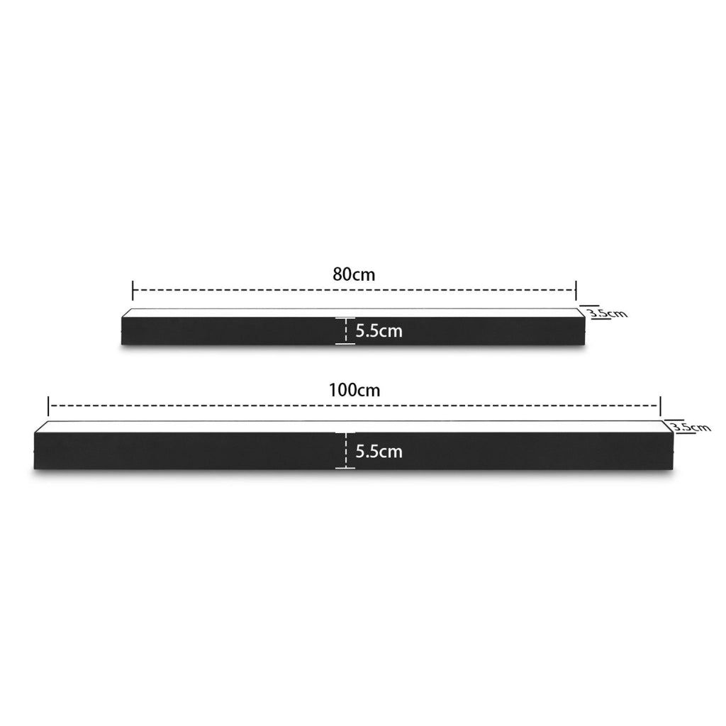 ZMH Lampada da soffitto LED nera 25W lunga 80 cm pannello dimmerabile plafoniera moderna per corridoio camera soggiorno