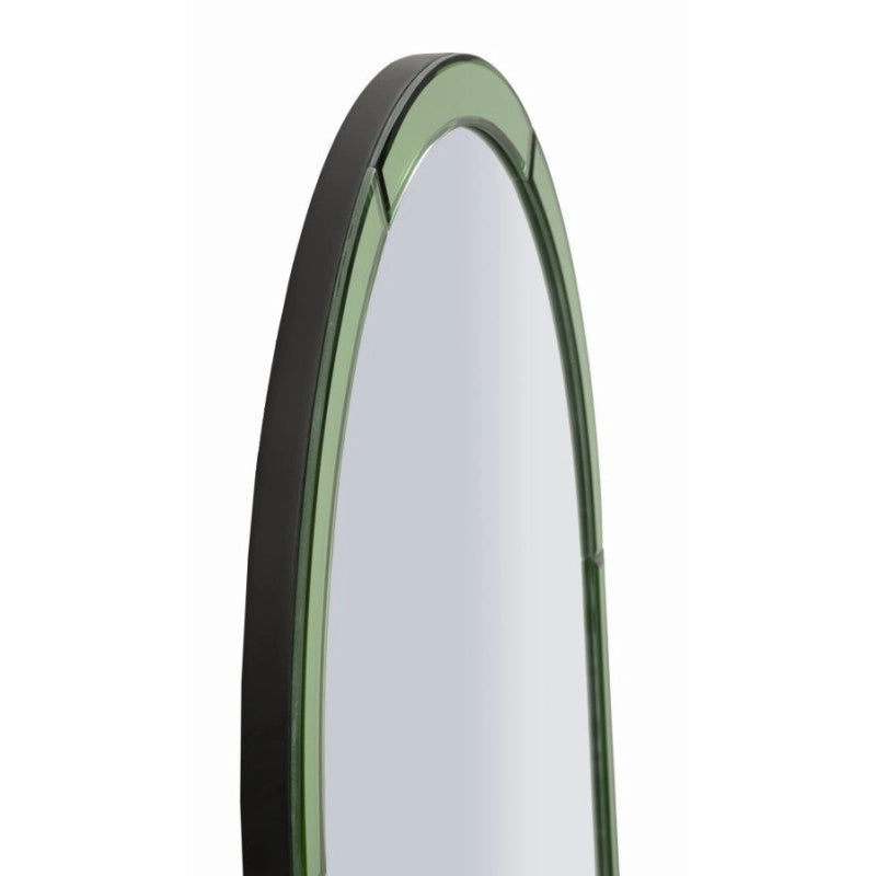 Specchio Da Muro Baku Verde cm 55x2x150 (misura Specchio cm 49x144)