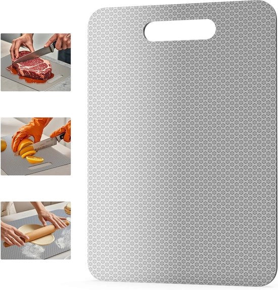 Snodo di acciaio inox, 33 x 23,5 cm, antibatterico, resistente al lavastoviglie, ideale per uso in cucina