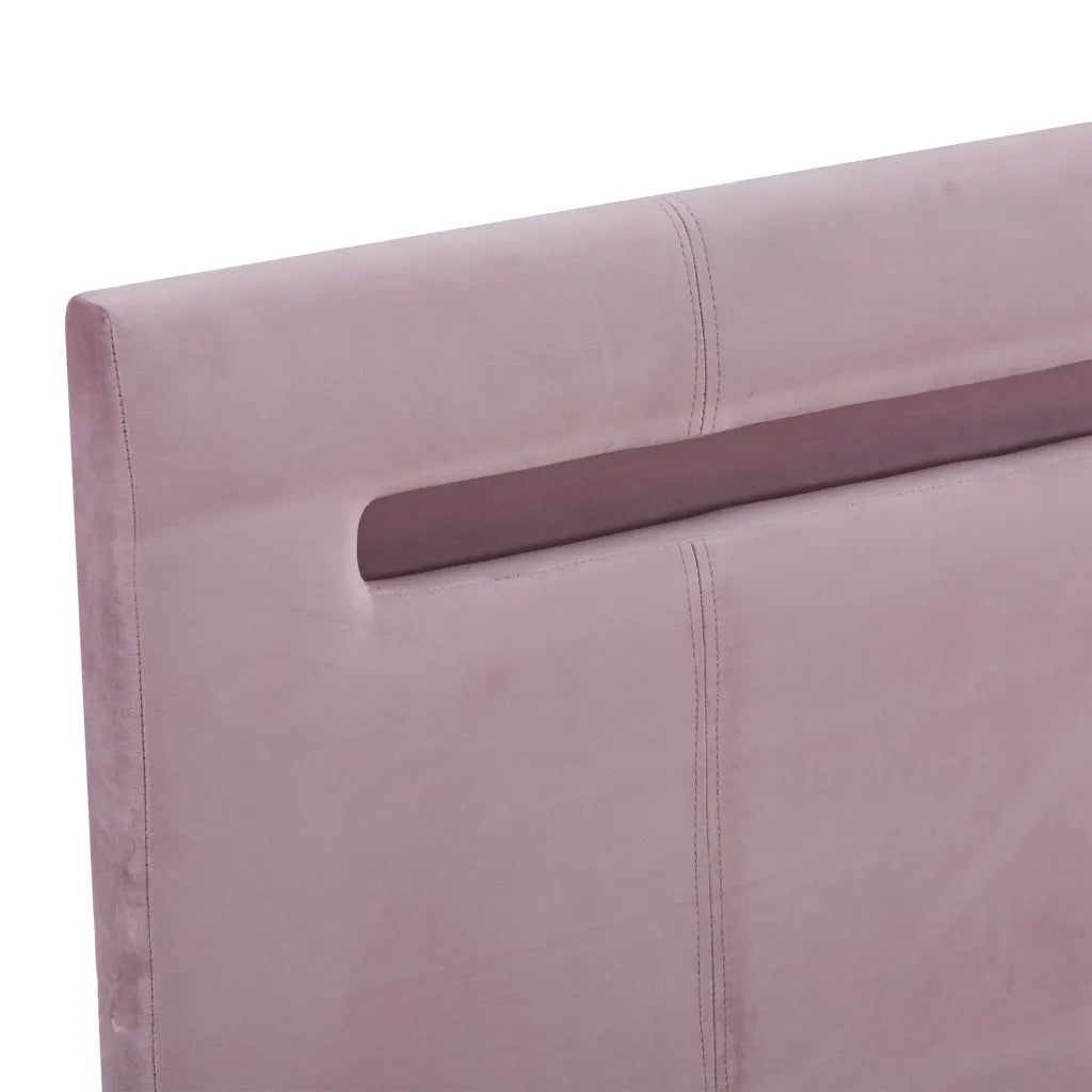 Giroletto con LED senza Materasso Rosa 180x200 cm in Tessuto 280980