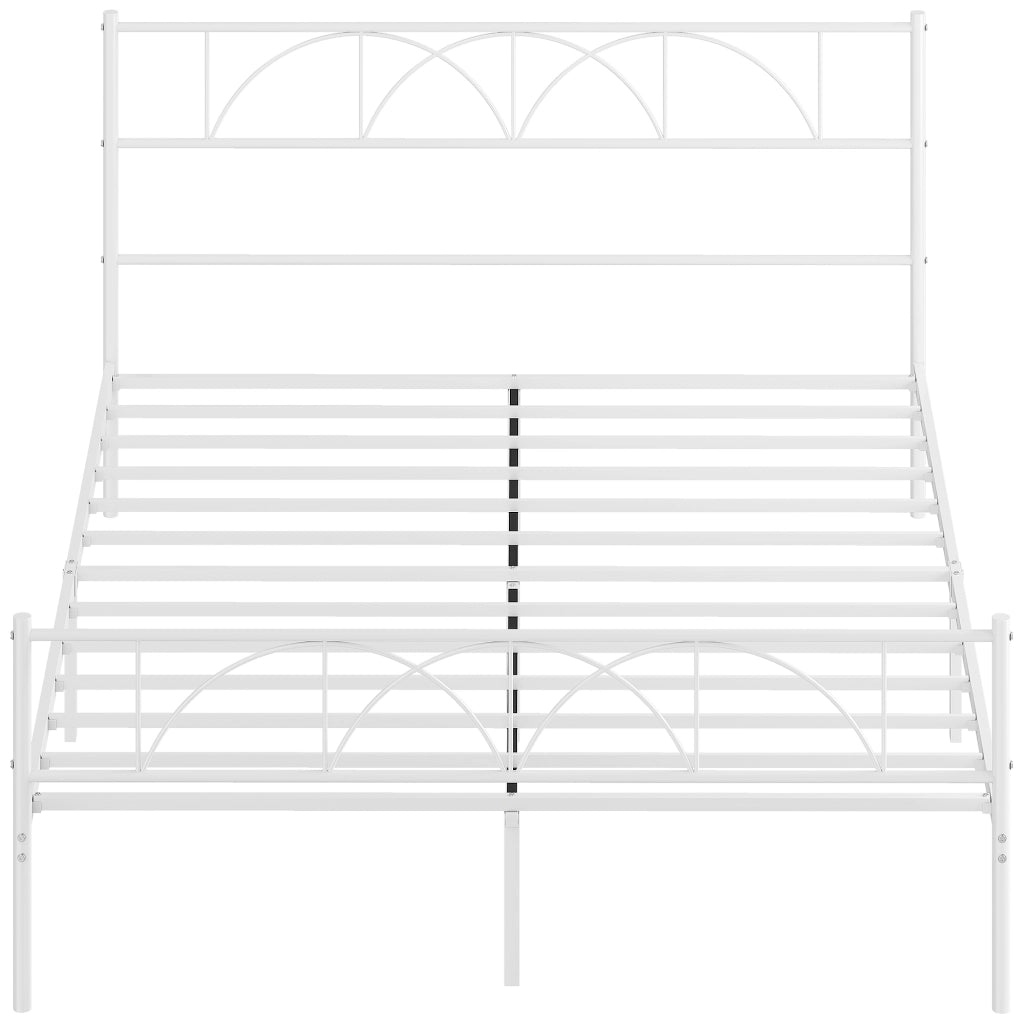 Letto Contenitore 160x200 cm ¨C Xylo ¨C Struttura in Metallo con Testiera e Rete a Doghe Nero