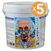 Pastiglie multiazione piscina 4 in 1 da 200 g blisterate AQUACLEAR Quantità confezione: 5 confezioni