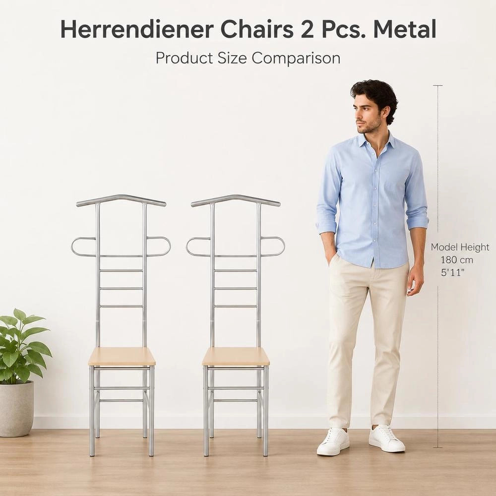 Valet Chairs, 2 Pieces, Metal