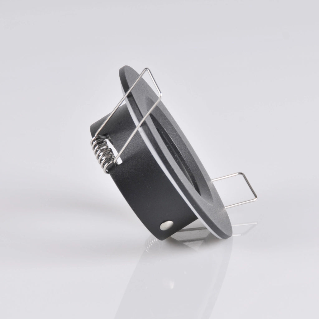 Faretto incasso nero opaco IP44 BORAS Polux MR16 12V