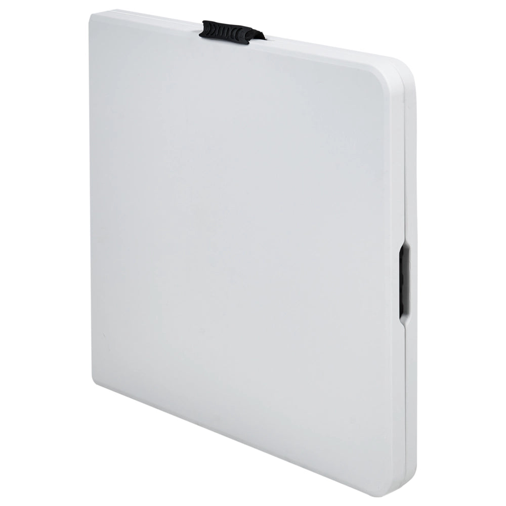 Set da pranzo da giardino a 4 posti Materiale sintetico bianco 152 x 74 Tavolo e 4 sedie pieghevoli con gambe in metallo