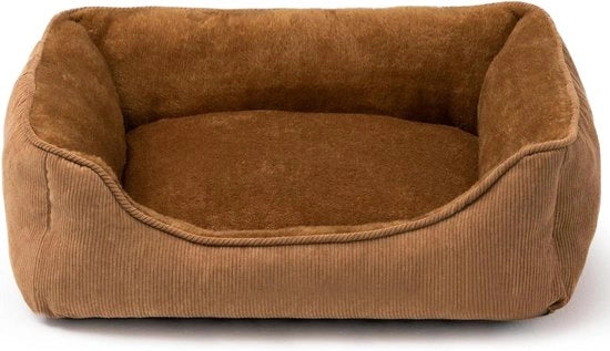 Letto per piccoli animali - letto per cuccioli - lettino morbido per animali - cuscino respirante per animali - marrone (55 x 45 x 15 cm) Culla per gatti