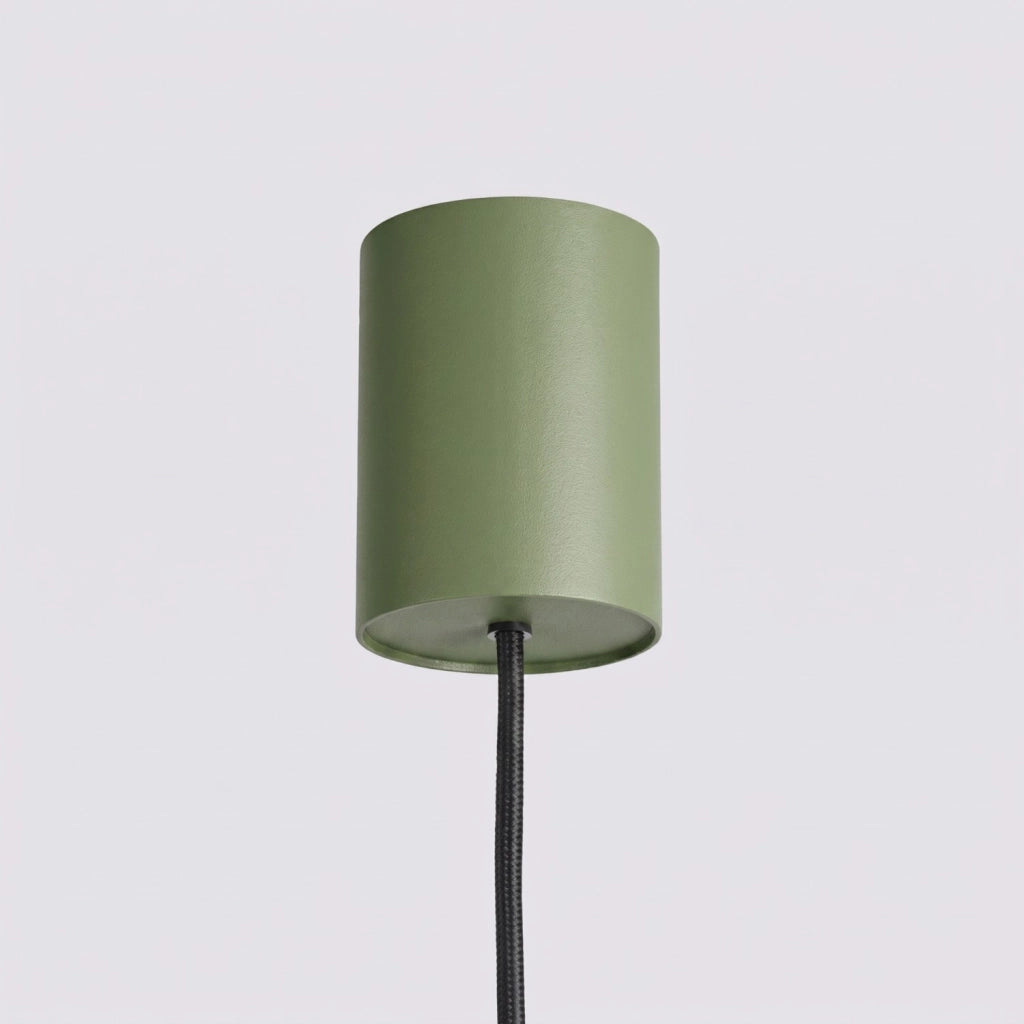 Lampadario AURA 4 verde oliva Gx53