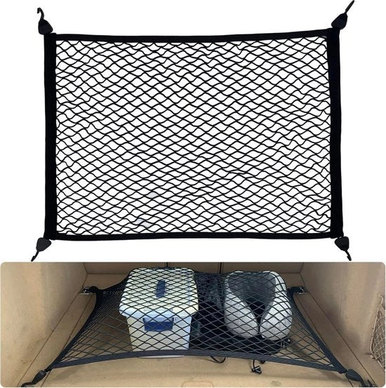 Pannelliera per camper - dotata di 4 forti ganci rinforzati - 1 pezzo - può sostenere la maggior parte delle pannelliere per camper - rete per bagagli - diversi materiali di isolamento - accessori di modifica per tasche di stivaggio auto - 80x40cm