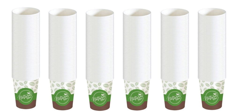 SET 300 BICCHIERI MAURY'S  IN CARTONCINO BIO 160/190 ML