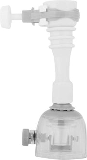 Serpentino adattabile per rubinetto - economizzatore d'acqua - tubo per rubinetto cucina - grigio - 13 cm.
