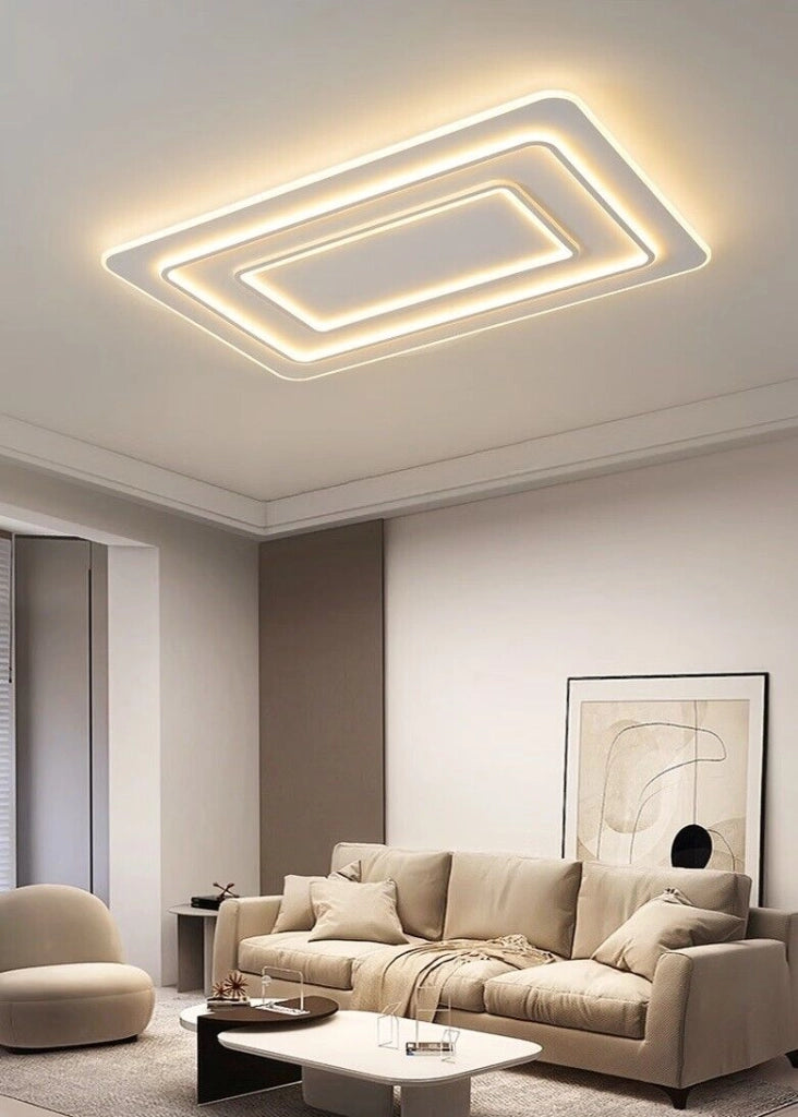 Lampadario Plafoniera Illuminazione Led Moderno Luce con telecomando Dimmerabile 123W 9840 lumen