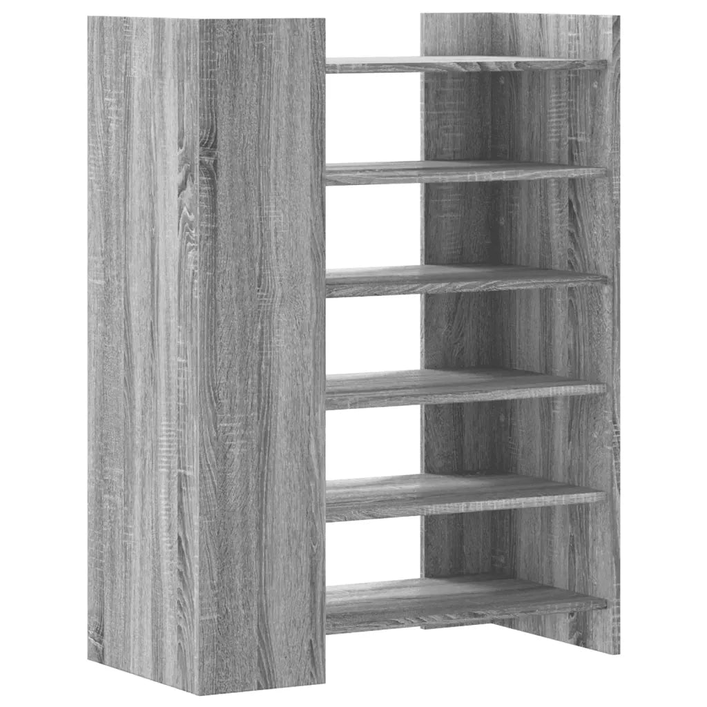 Scarpiera | Mobile per scarpe Grigio Sonoma 74,5x37,5x100 cm in Legno Multistrato